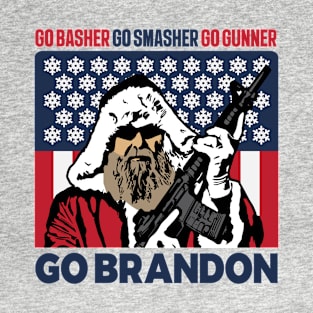 Let's Go Brandon - Santa Claus Rifle T-Shirt